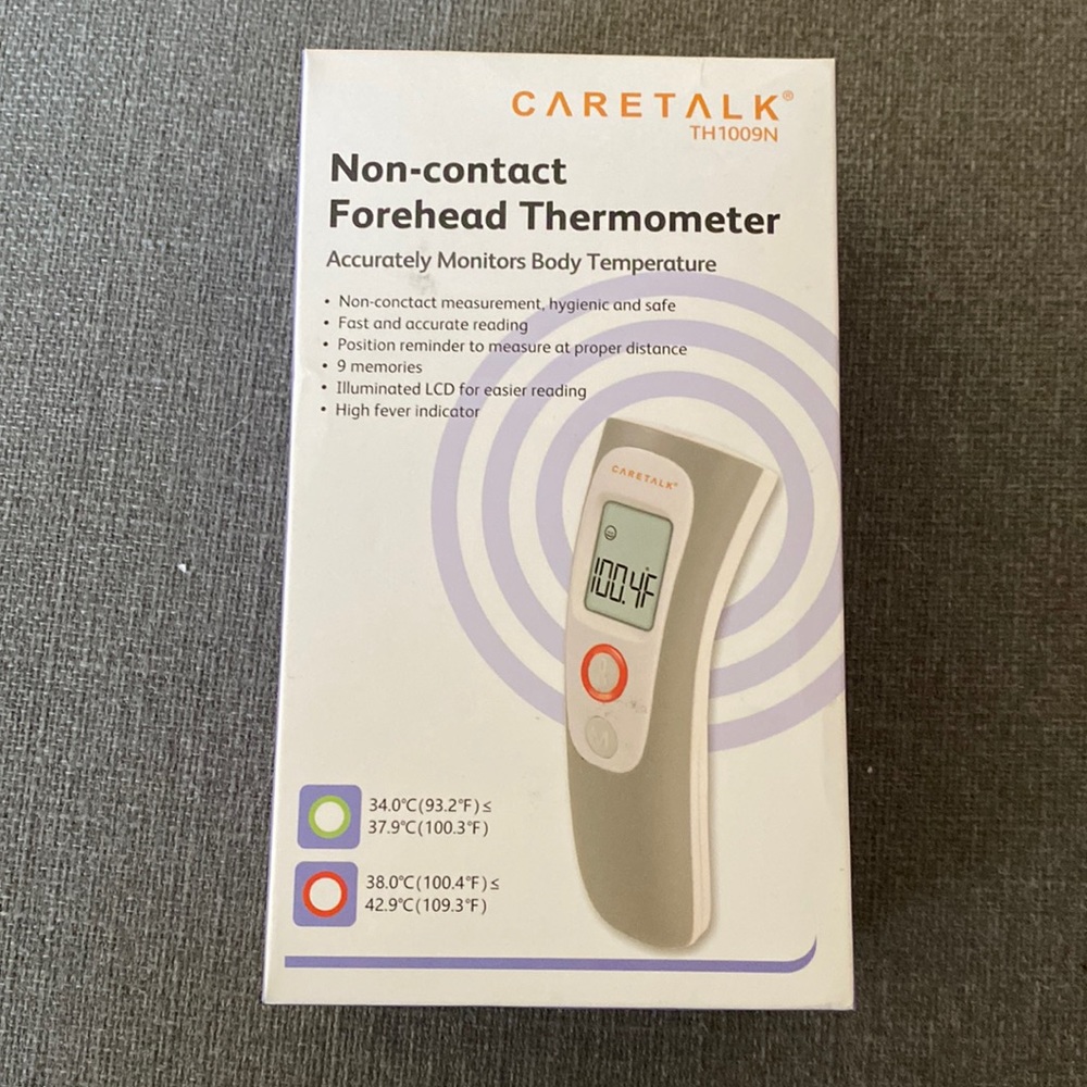 New Caretalk Non-contact Forehead Thermometer